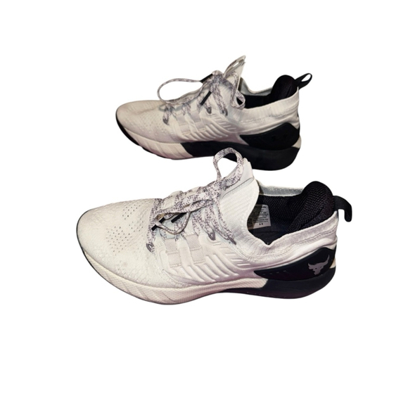 Women's Under Armour Project Rock Shoes 8.5 White - Picture 2 of 7